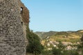 Italy, Old ruins and panoramic view Royalty Free Stock Photo