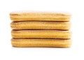 Italian cookie savoiardi. Sweet biscuits. Sponge cookies tiramisu