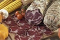 Italian coppa di Parma salami Royalty Free Stock Photo