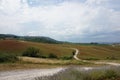 Italian countryside - kitschy view Royalty Free Stock Photo