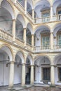 Italian courtyard (Palace Kornyakta) in Lviv, Ukraine