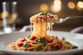 Italian Culinary Elegance: Al Dente Spaghetti