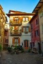 Italian cute house and narrow italian streets