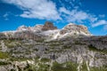 Italian dolomite alps scenic panorama, Trentino Alto Adige, Italy