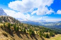 Italian dolomites landscape. Royalty Free Stock Photo