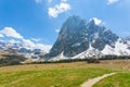 Italian dolomites landscape. Royalty Free Stock Photo