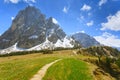 Italian dolomites landscape. Royalty Free Stock Photo