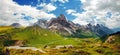 Italian Dolomiti - nice panoramic view