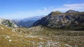 Italian dolomiti. Trekking alps.