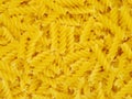 Italian dried yellow pasta