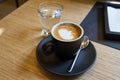 Italian espresso macchiato