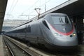 Italian Eurostar train at Termini, Rome Royalty Free Stock Photo