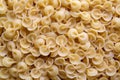Italian Farfalle raw pasta closeup image Royalty Free Stock Photo