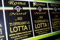 Italian fascist posters Royalty Free Stock Photo