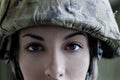 Italian female soldier portrait