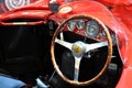 Italian Ferrari 375 Plus luxury classic car interior Royalty Free Stock Photo