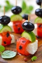 Greek finger food with feta cheese Royalty Free Stock Photo