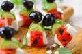 Greek finger food with feta cheese Royalty Free Stock Photo