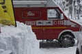 Italian Fire rescue vehicle Royalty Free Stock Photo