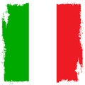 Italian flag in the background grunge style Royalty Free Stock Photo