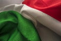 Italian flag fabric