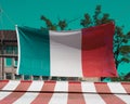 Italian flag of Italy