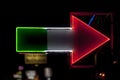 Italian flag - Neon light