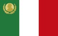 Italian flag with Nobel prize symbol, Italy