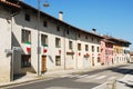 Italian Flags on Rural Buildings