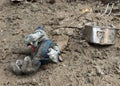 Italian floods aftermath poignant toy detail