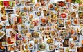 Italian Food Collage Royalty Free Stock Photo