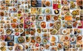 Italian Food Collage Royalty Free Stock Photo