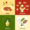 Italian Food Design Concept Royalty Free Stock Photo