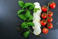 Italian Food Flag Royalty Free Stock Photo