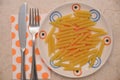 Italian pasta penne rigate