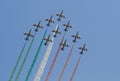 Italian Frecce Tricolori Royalty Free Stock Photo