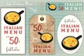 Italian Ravioli Stickers Set