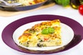 Italian frittata Royalty Free Stock Photo