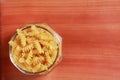 Italian Fusilli Macaroni Pasta Royalty Free Stock Photo