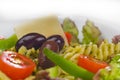 Italian fusilli pasta salad