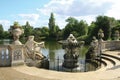 Italian Garden at Kensington Gardens Royalty Free Stock Photo