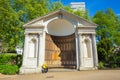 The Italian gardens at Kensington gardens in London, UK Royalty Free Stock Photo