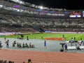 Italian Gianmarco Tamberi at the 2023 World Athletics Championships in Budapest Royalty Free Stock Photo