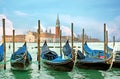 Italian Gondolas, Venice, Italy Royalty Free Stock Photo