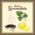 Italian Gremolata Herb Blend. Classic