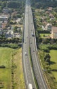 Italian Highway, aerial view