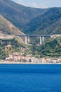 Italian Highway in Messina Straight Royalty Free Stock Photo