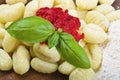 Italian home made gnocchi Royalty Free Stock Photo