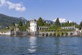 Italian Isola Bella - beautiful island is one of the Borromean Islands on the Italian lake Lago Maggiore Royalty Free Stock Photo