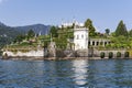 Italian Isola Bella - beautiful island is one of the Borromean Islands on the Italian lake Lago Maggiore Royalty Free Stock Photo